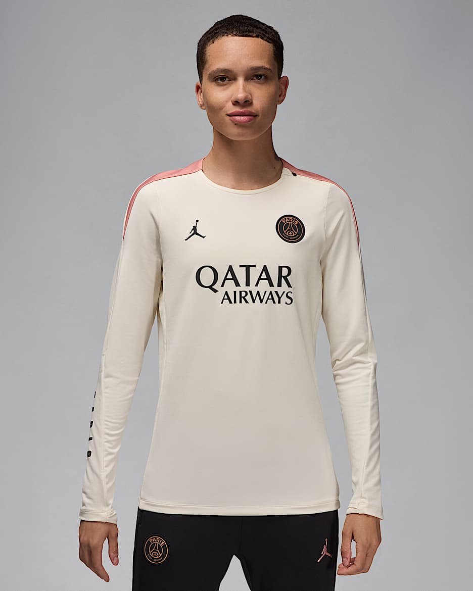 Paris Saint Germain Strike Ucuncu Jordan Dri FIT Crew Yakal Orgu Kad n Futbol Ustu